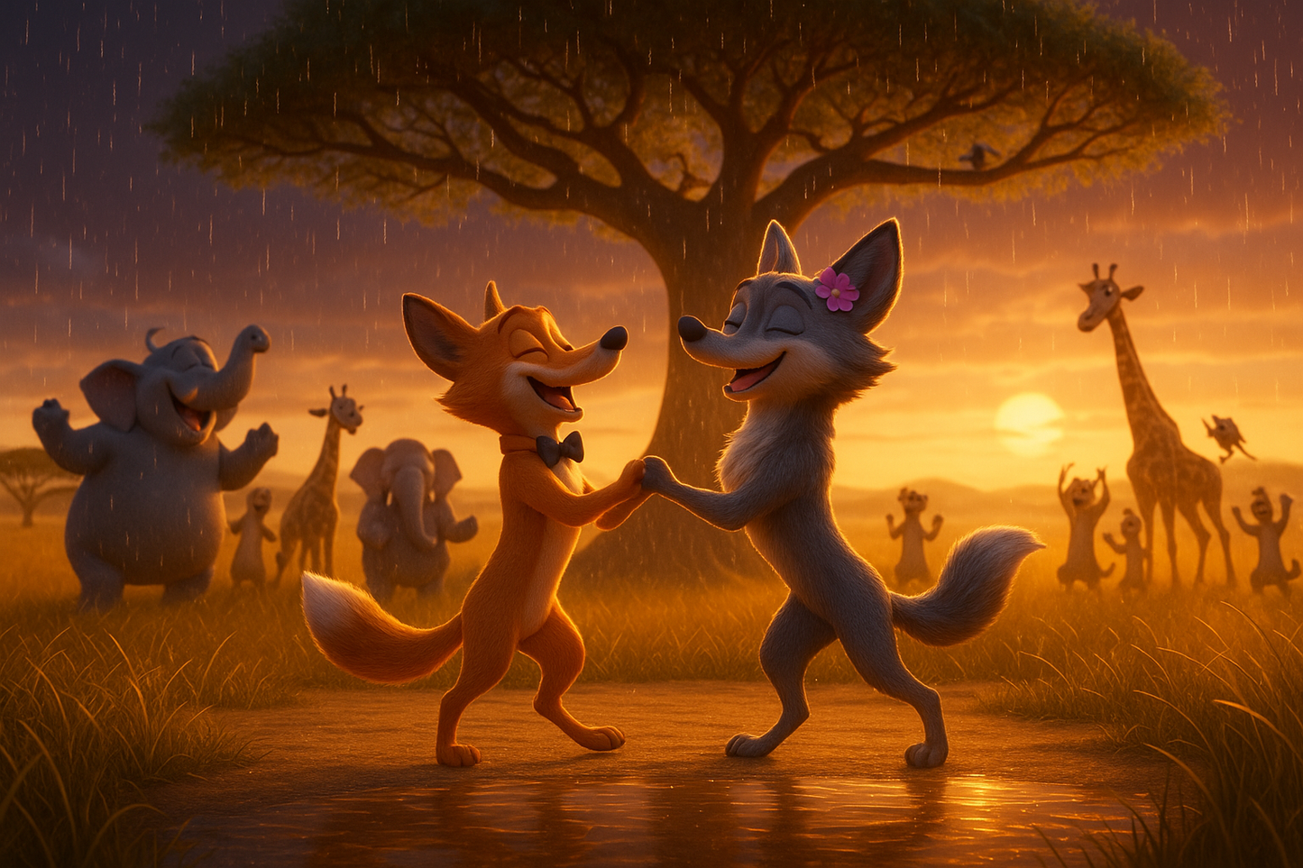 Jakkals Trou met Wolf se Vrou