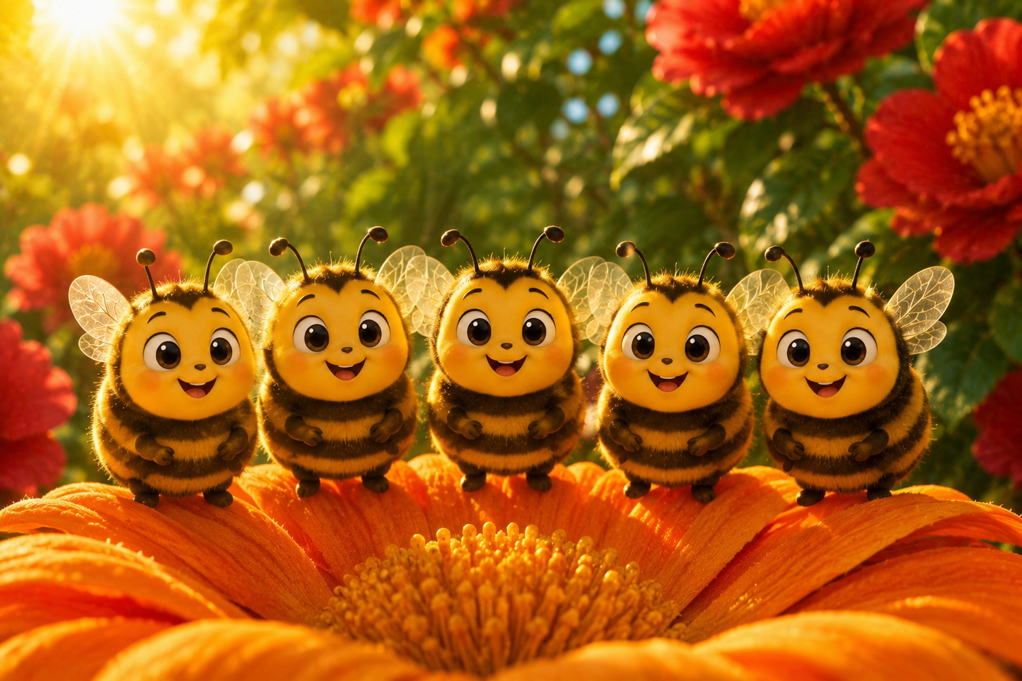 5 Little Bumblebees