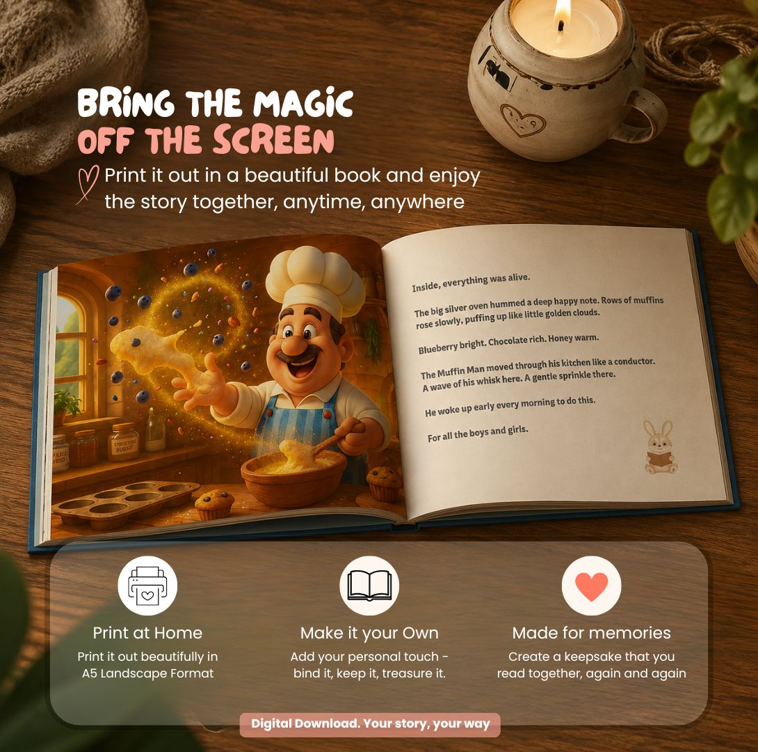 The Muffin Man Digital Story Book